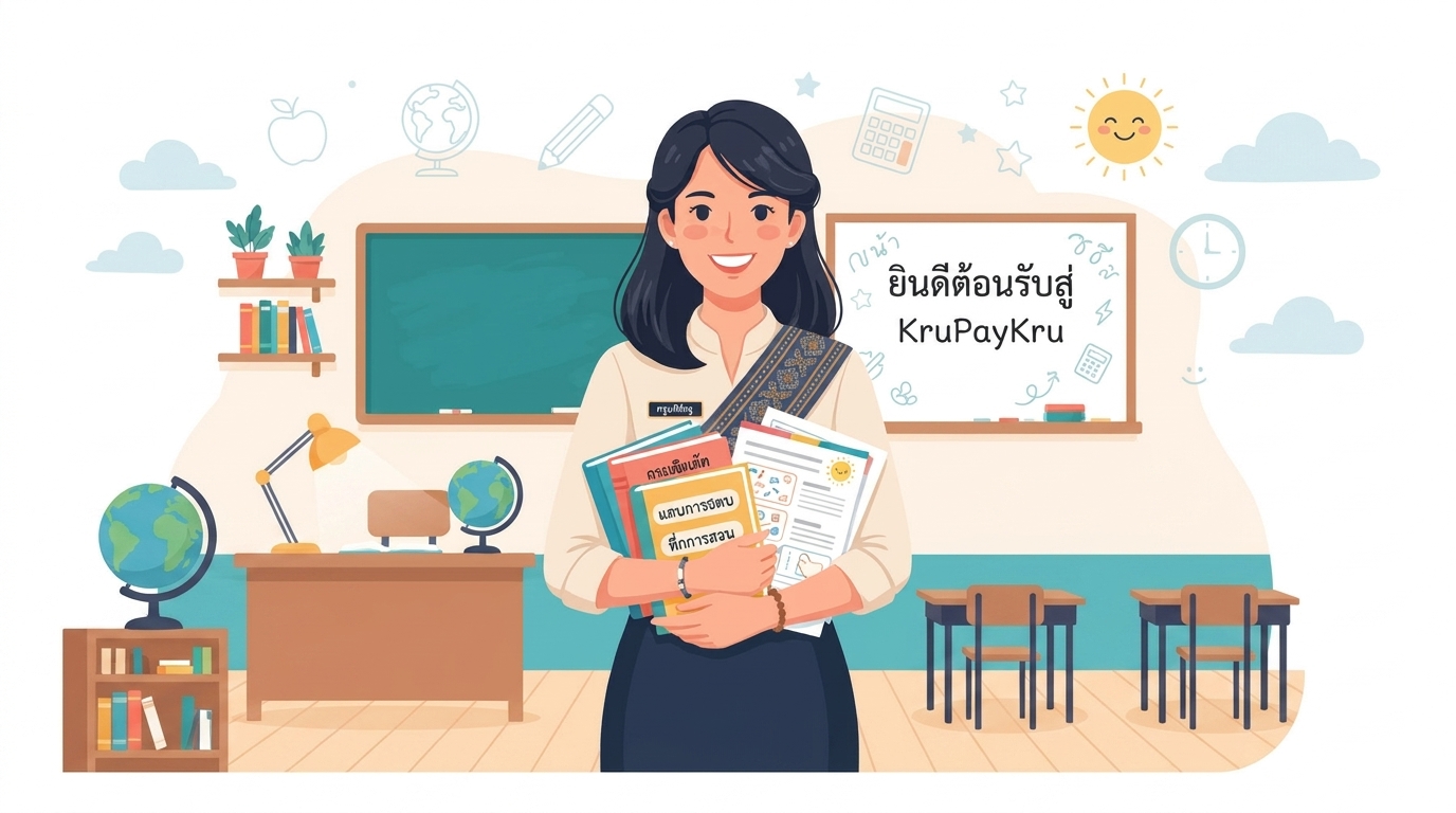 ครูไทยกับสื่อการสอน
